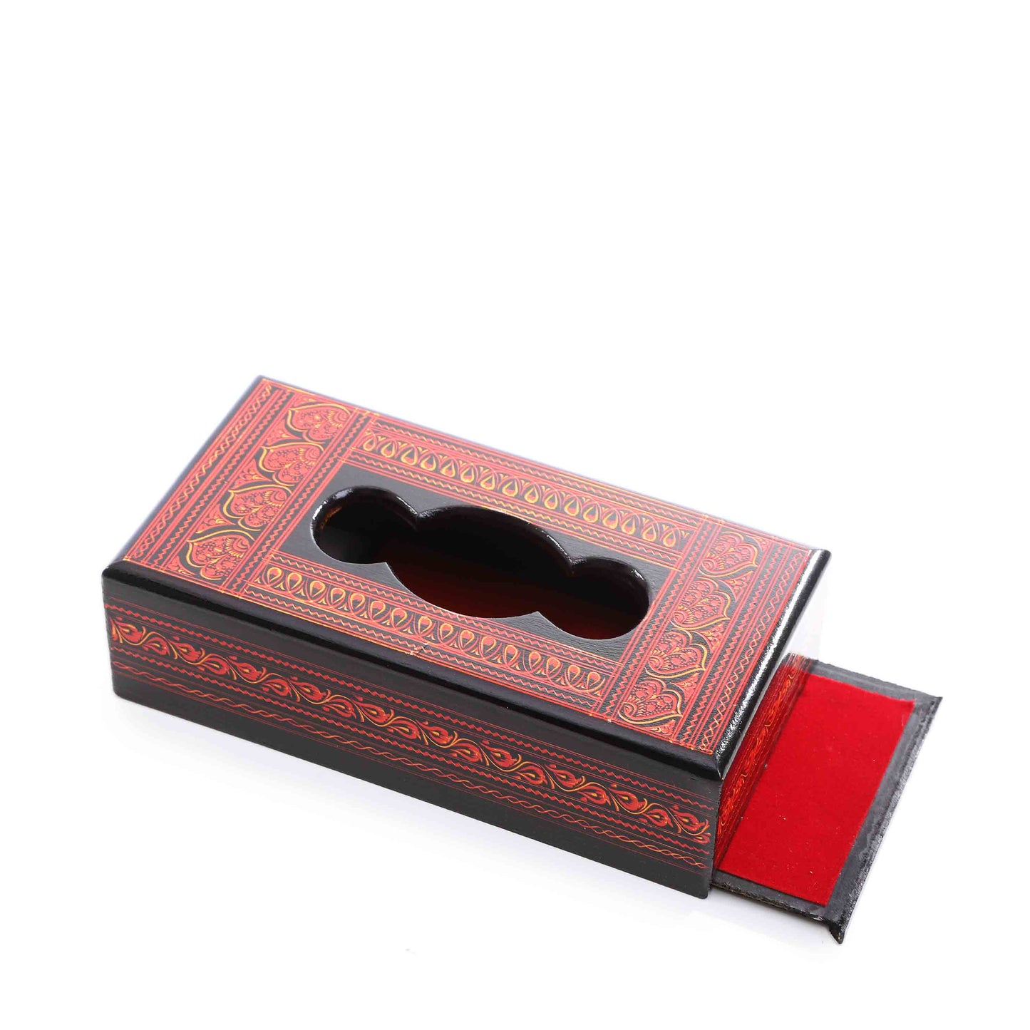 Hand Painted Wooden Tissue Box