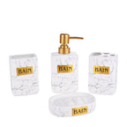 BAIN Marble Textured Bath Set