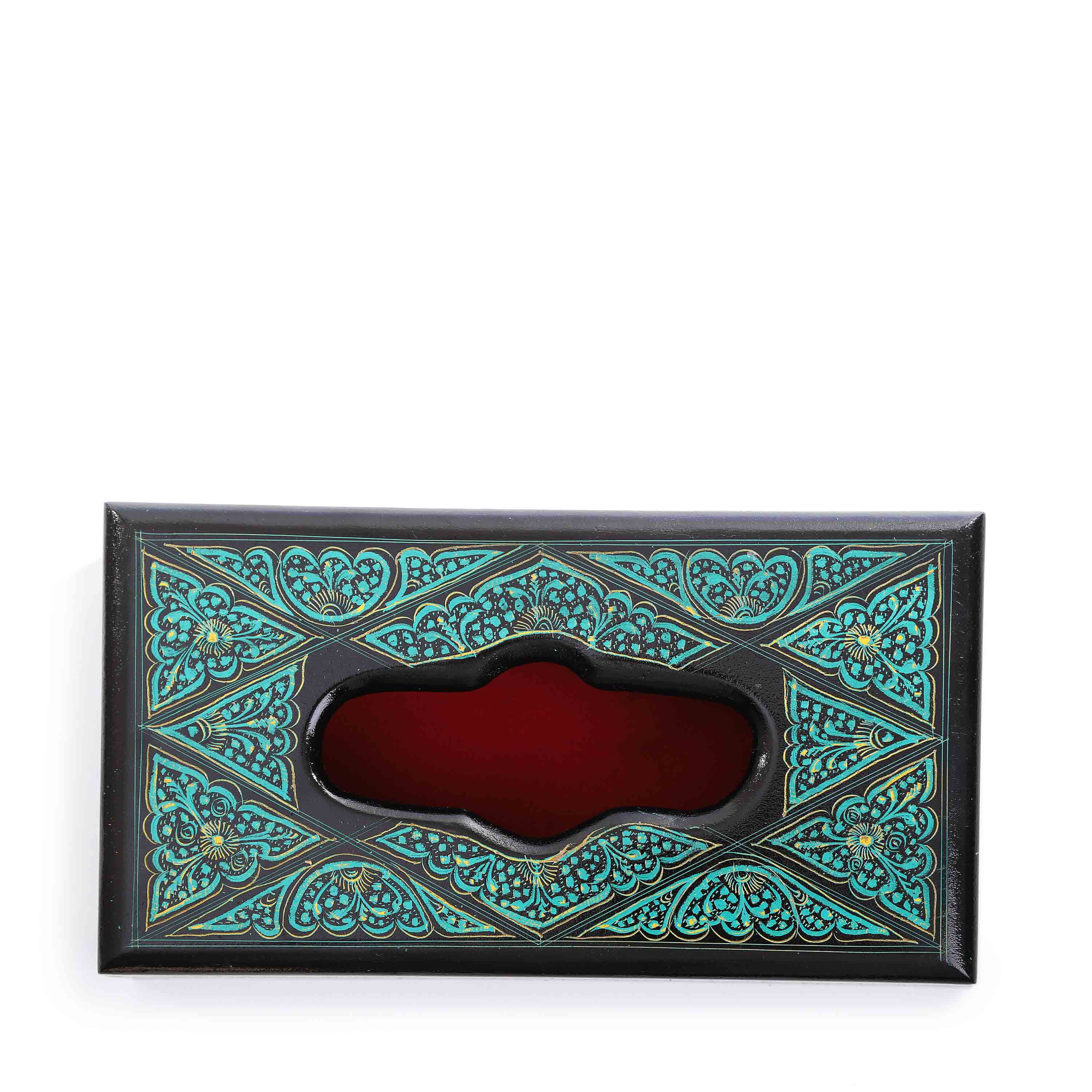 Hand Painted Wooden Tissue Box