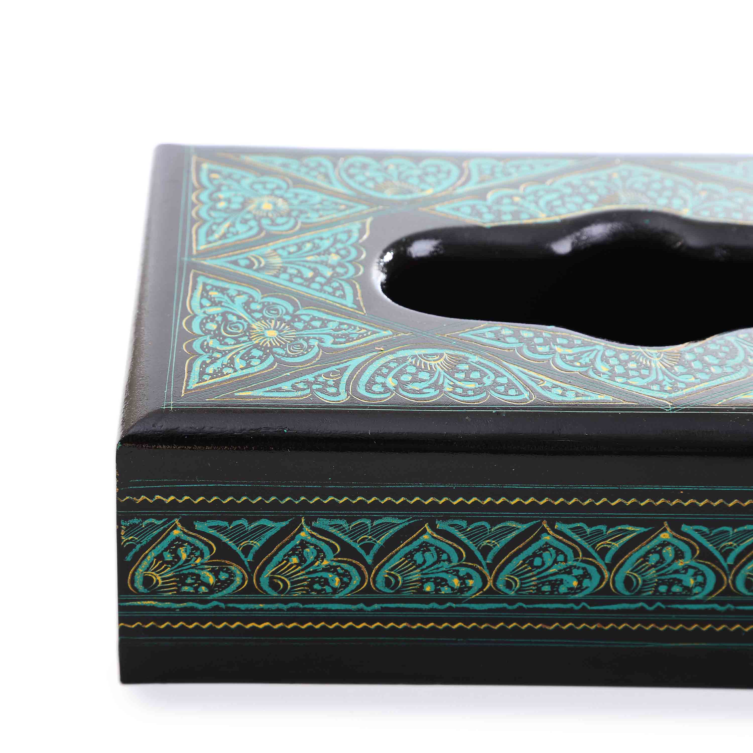 Hand Painted Wooden Tissue Box