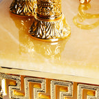 1850's Louis Brass & Marble Mantel Clock