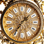 1850's Louis Brass & Marble Mantel Clock