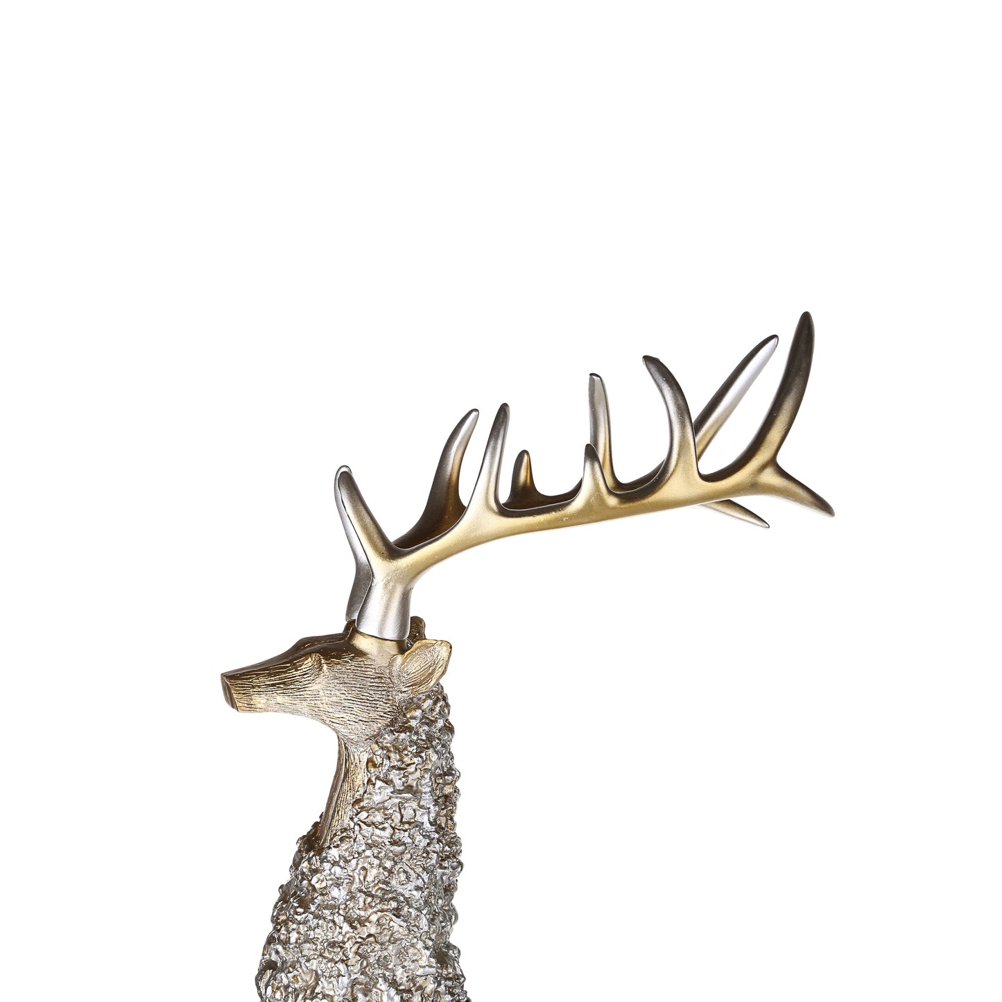 Silver deer Ornaments (Set of 2)