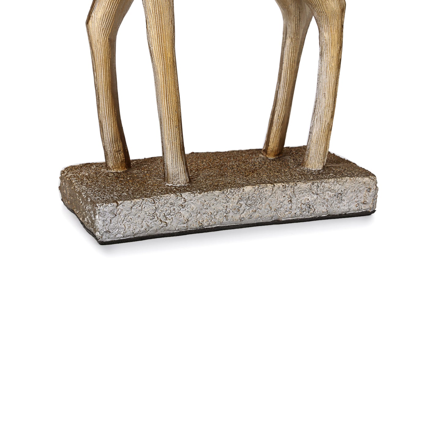 Silver deer Ornaments (Set of 2)