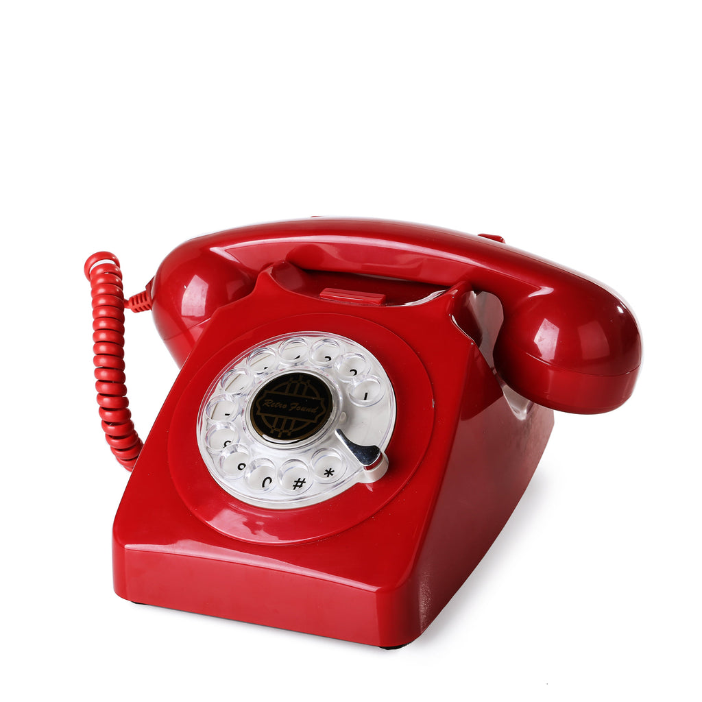 1960 Rotary Telephone (Red)