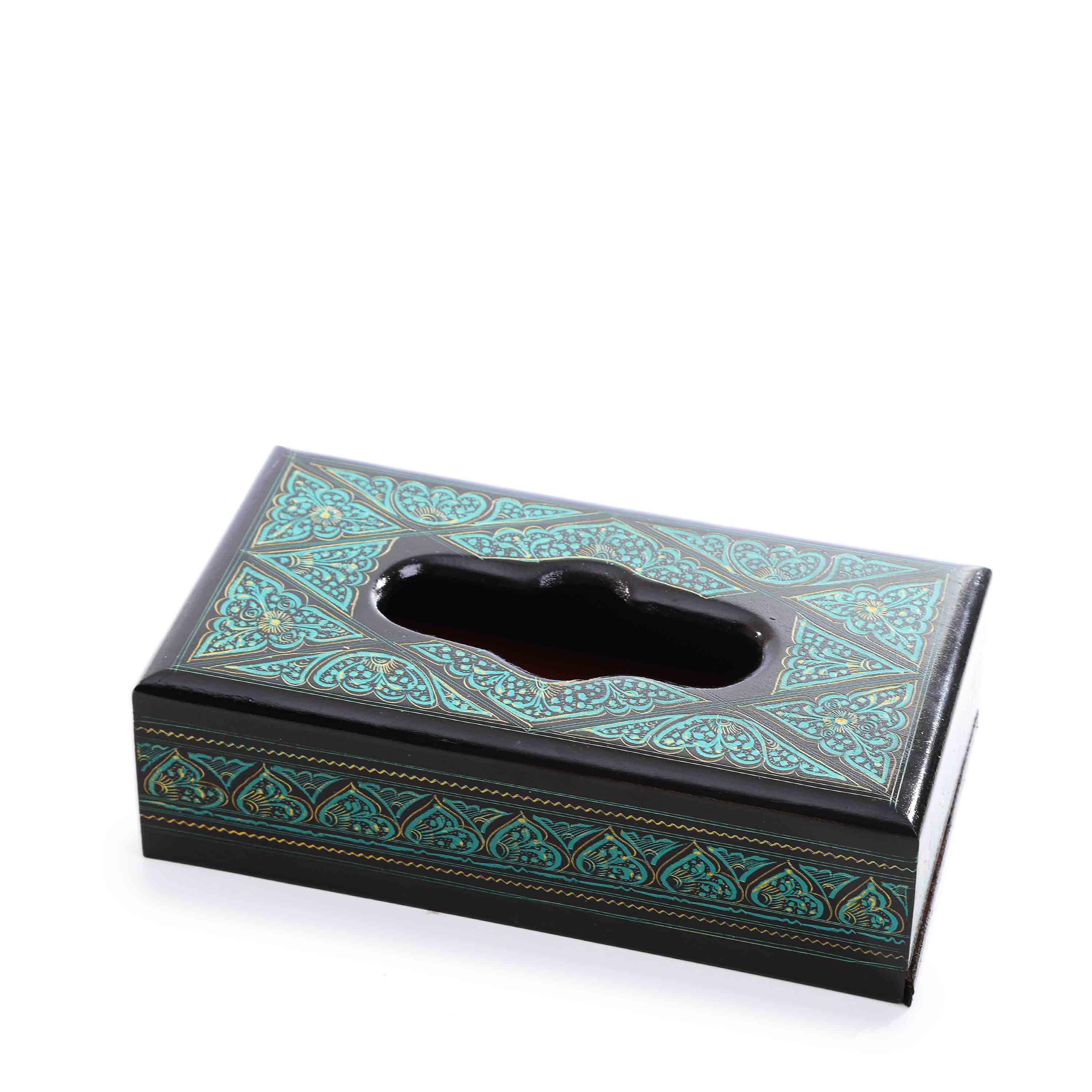 Hand Painted Wooden Tissue Box