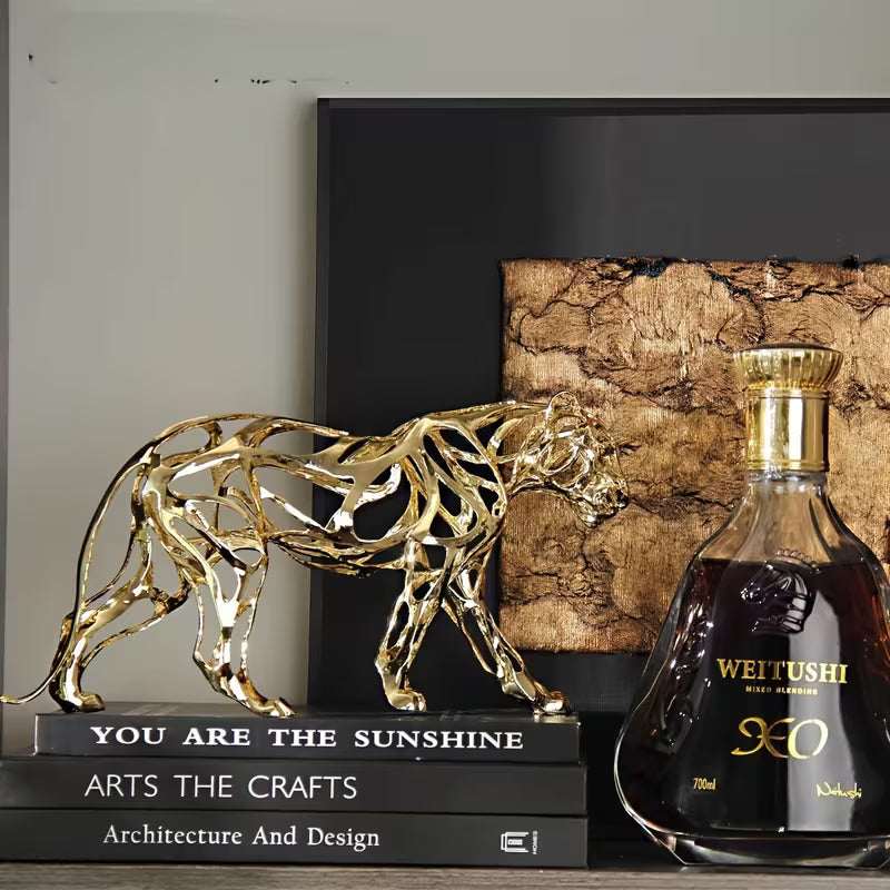 Electroplated Hollow Leopard
