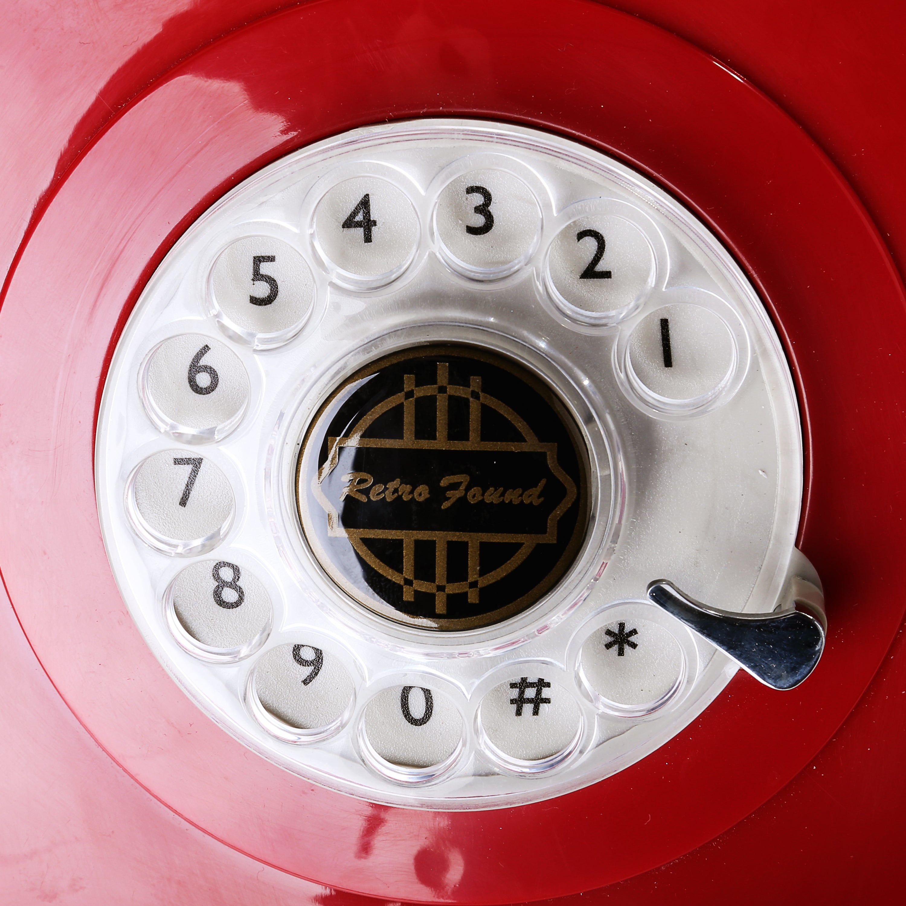 1960 Rotary Telephone (Red)