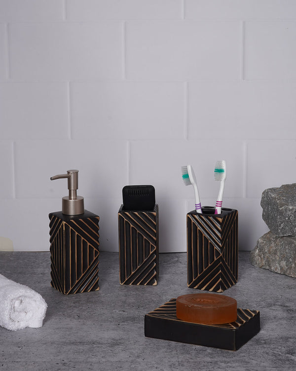Embossed Texture Bathroom Set