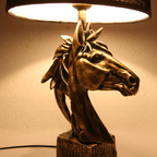 Golden Horse Lamp