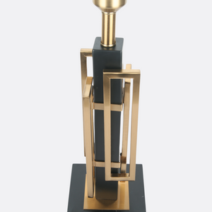 Gilded Geometry Table Lamp