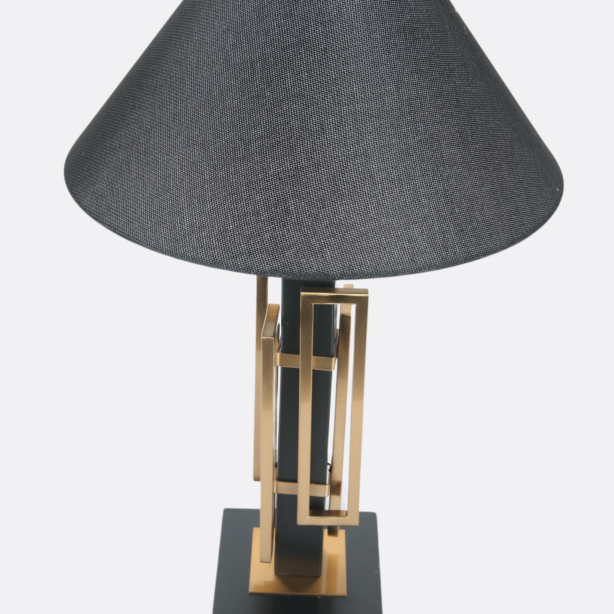 Gilded Geometry Table Lamp