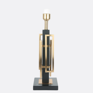 Gilded Geometry Table Lamp
