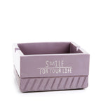 Gray Square Resin Ash Tray