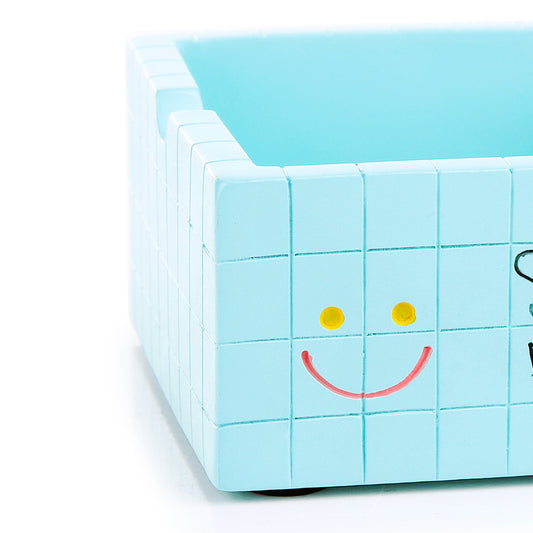 Sea Green Square Resin Ash Tray