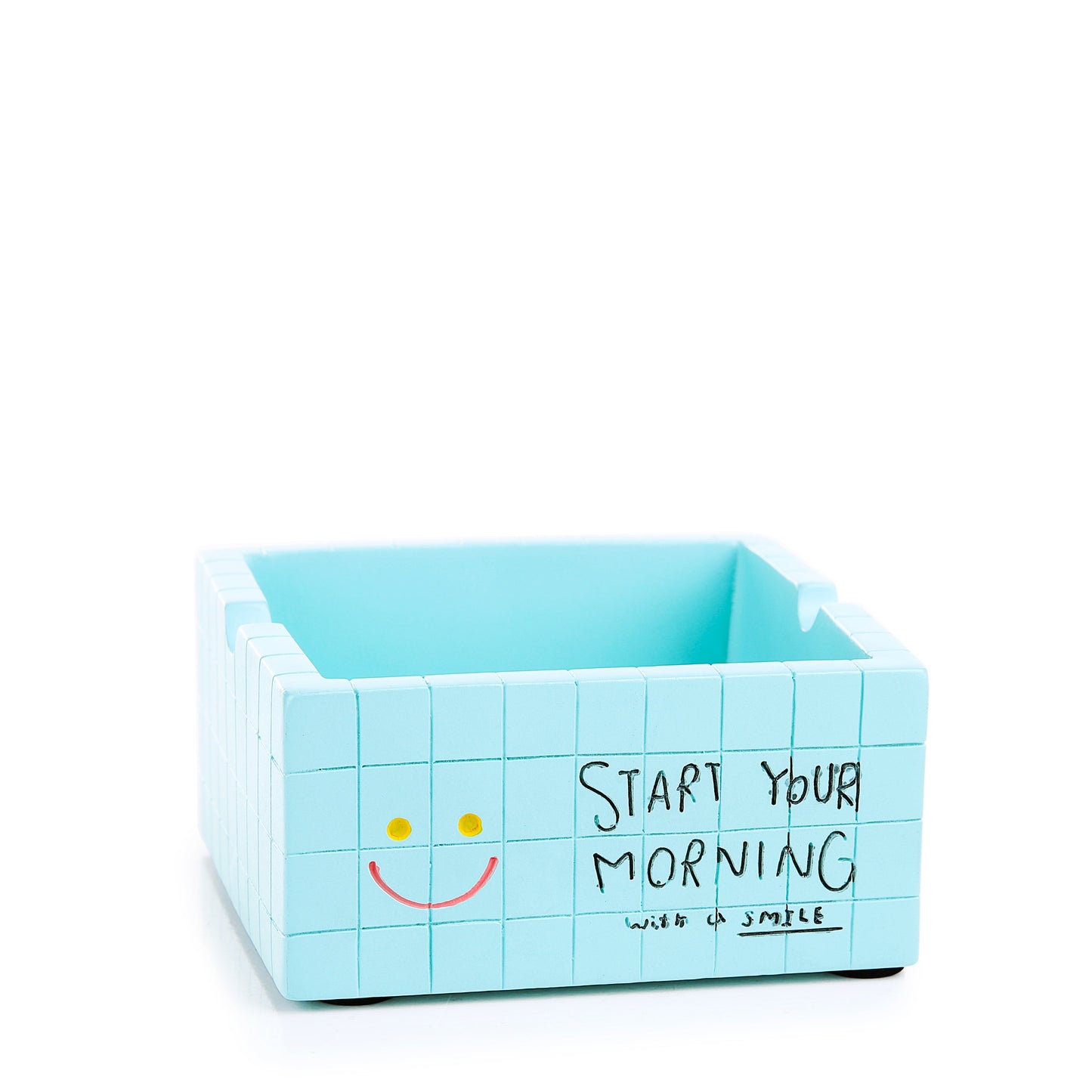 Sea Green Square Resin Ash Tray