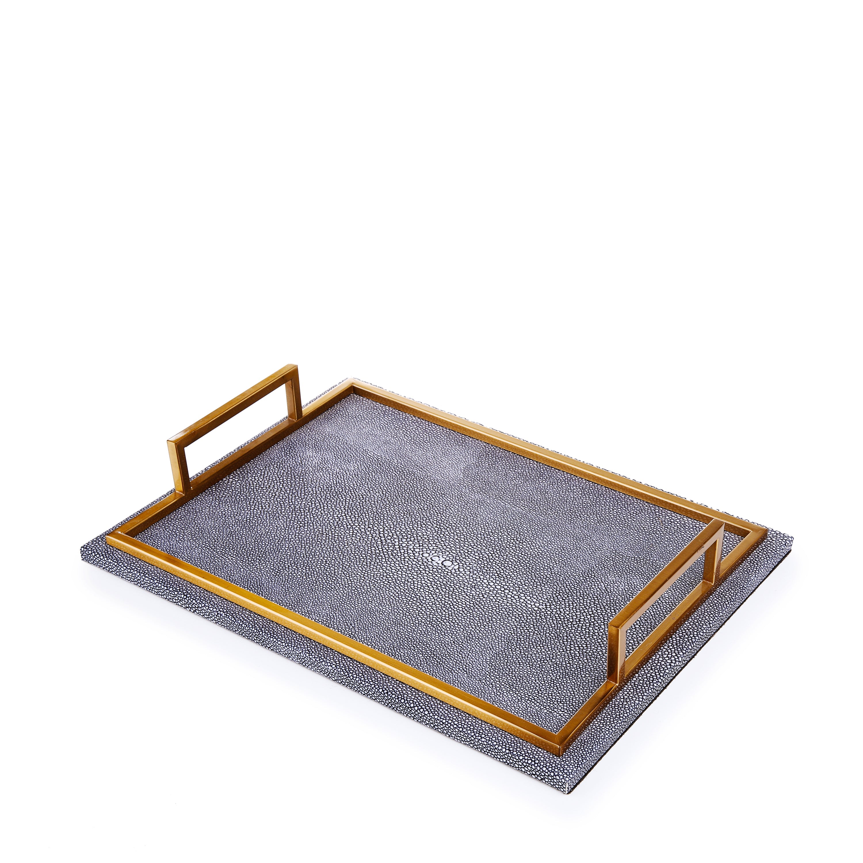 Leather Light weighted Wooden Tray