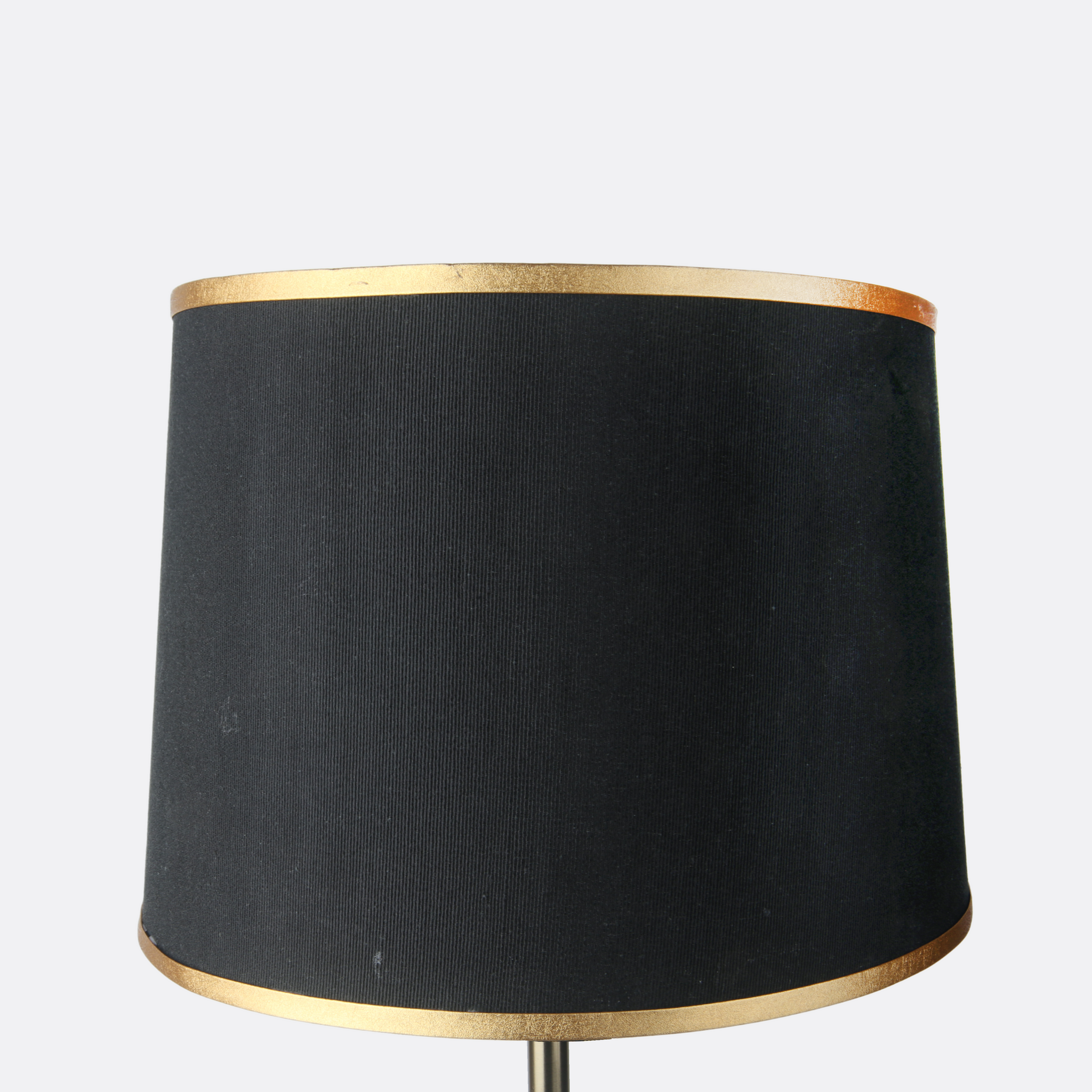 Striated Gold Metal Luxe Lamp