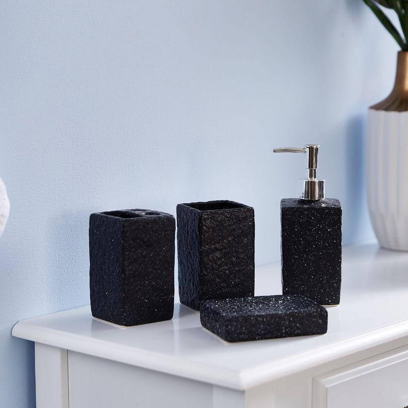 Stone Finish Bathroom Set