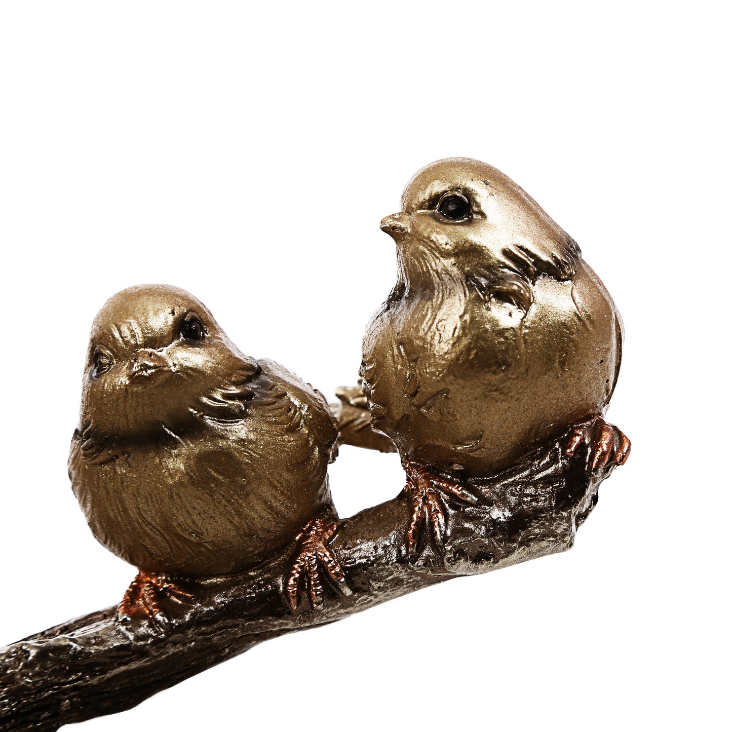 Golden 4 Sparrows Ornaments