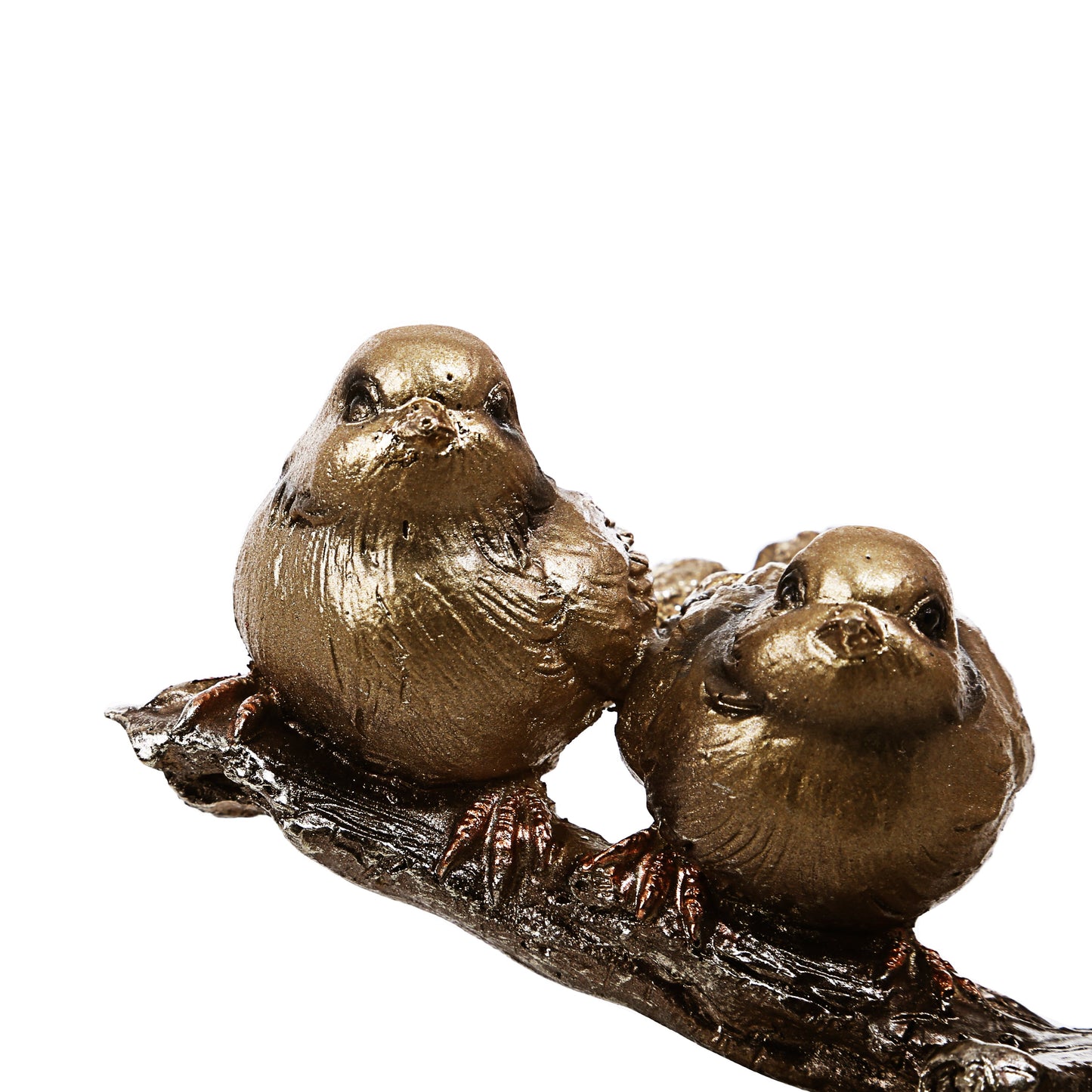 Golden 4 Sparrows Ornaments