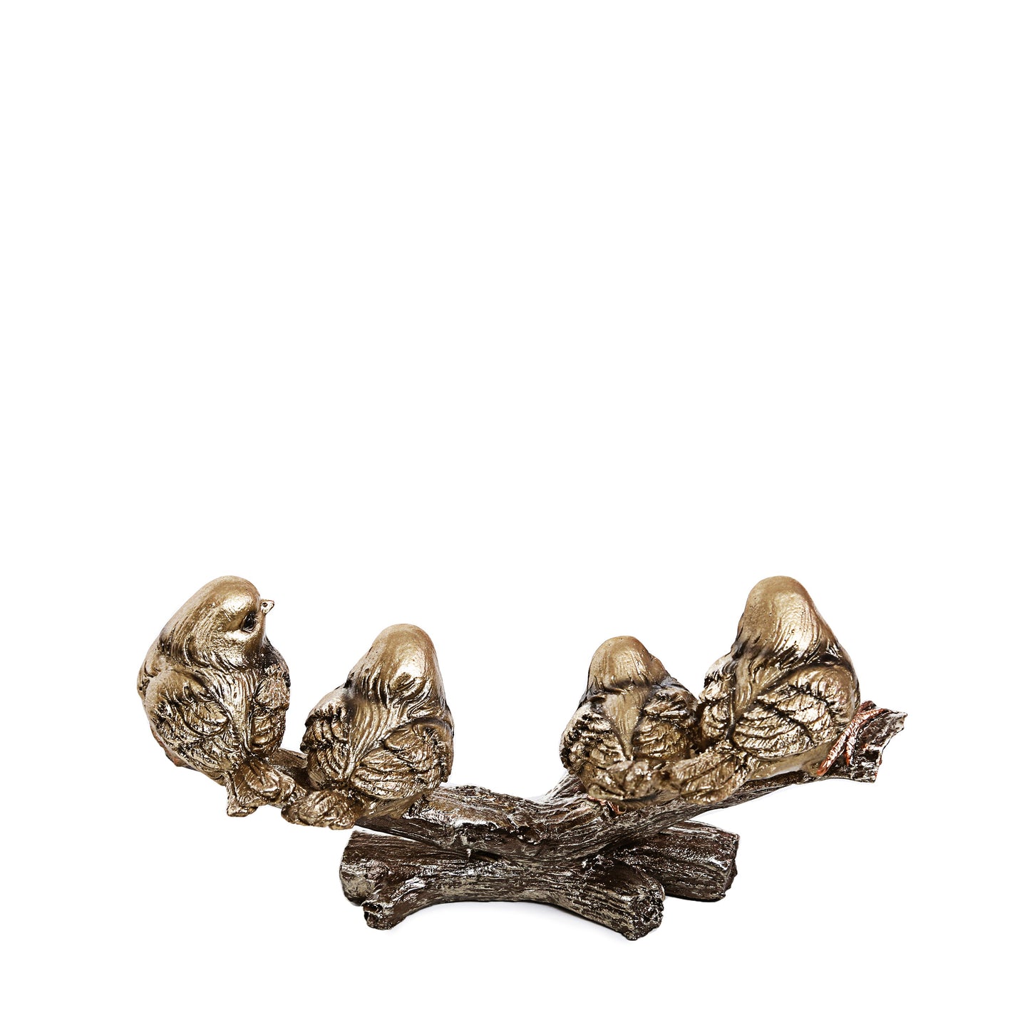 Golden 4 Sparrows Ornaments
