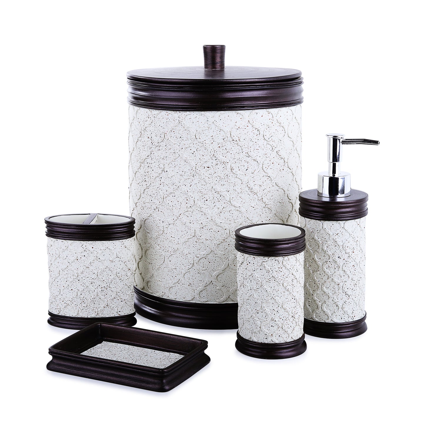 Texture Embossed Bath Accessories