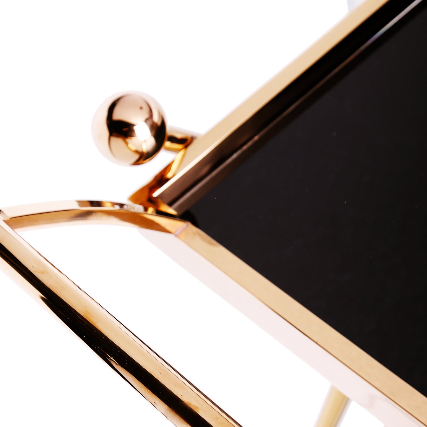 Rose Gold Formal Tea Trolley