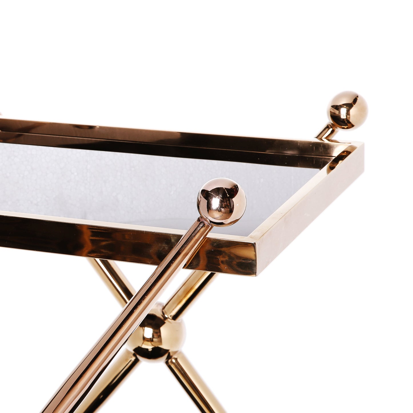Rose Gold Formal Tea Trolley