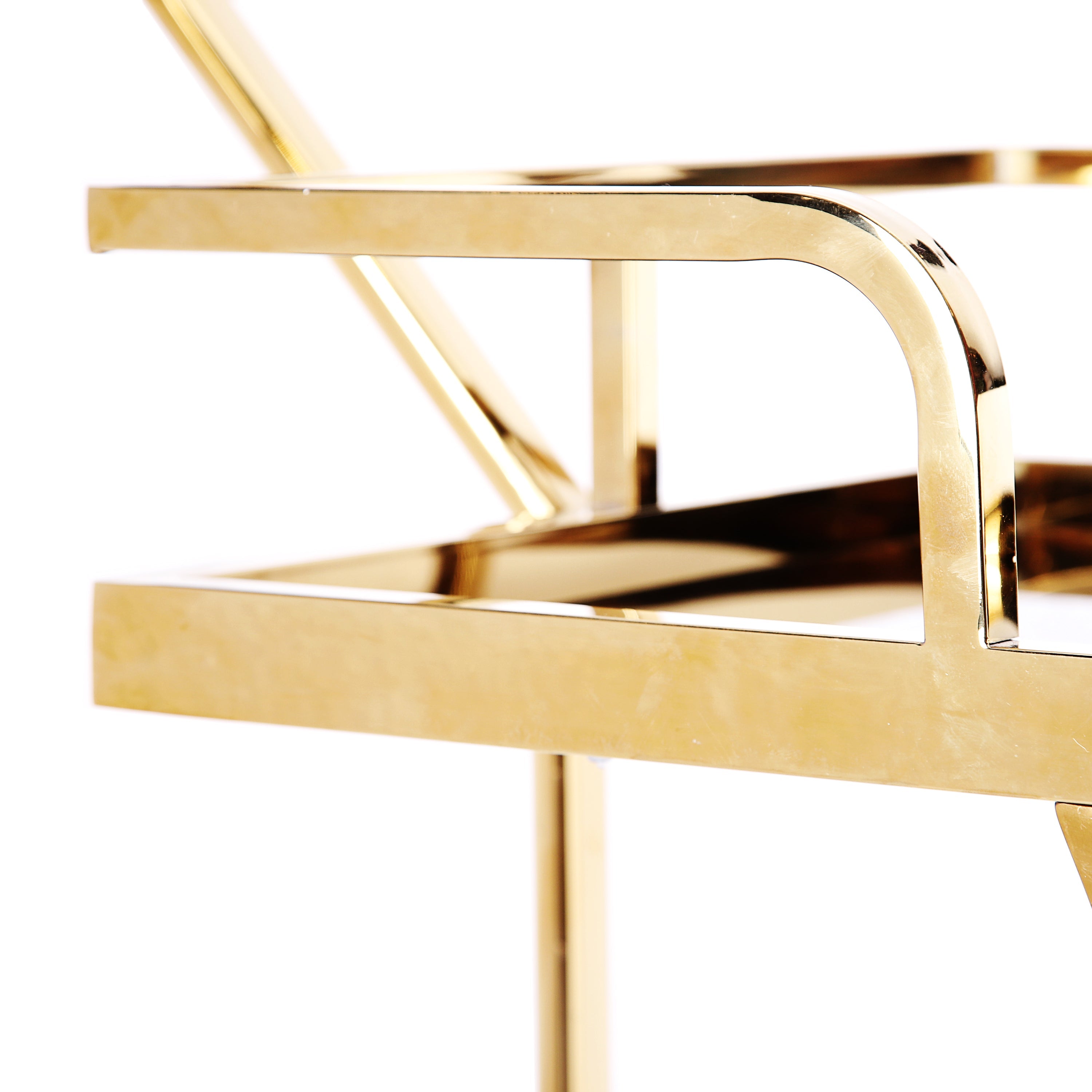 Golden Formal Bars Tea Trolley