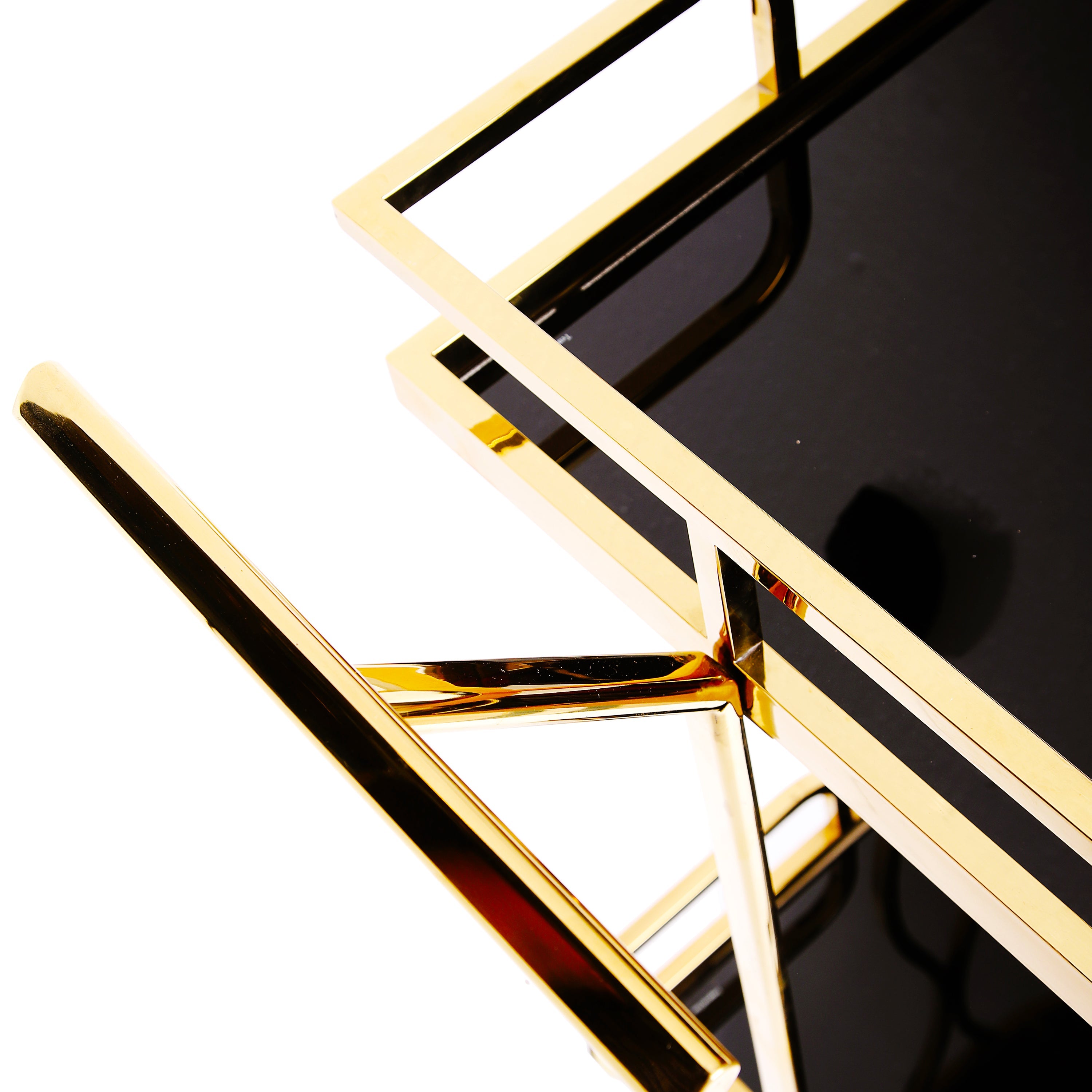Golden Formal Bars Tea Trolley