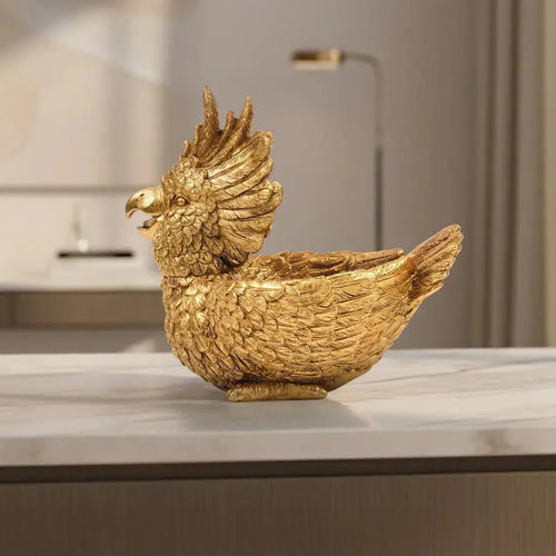 Call Of The Tropics - Antique Parrot Figurine