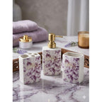 Luxury Purple Marble Bathroom Set