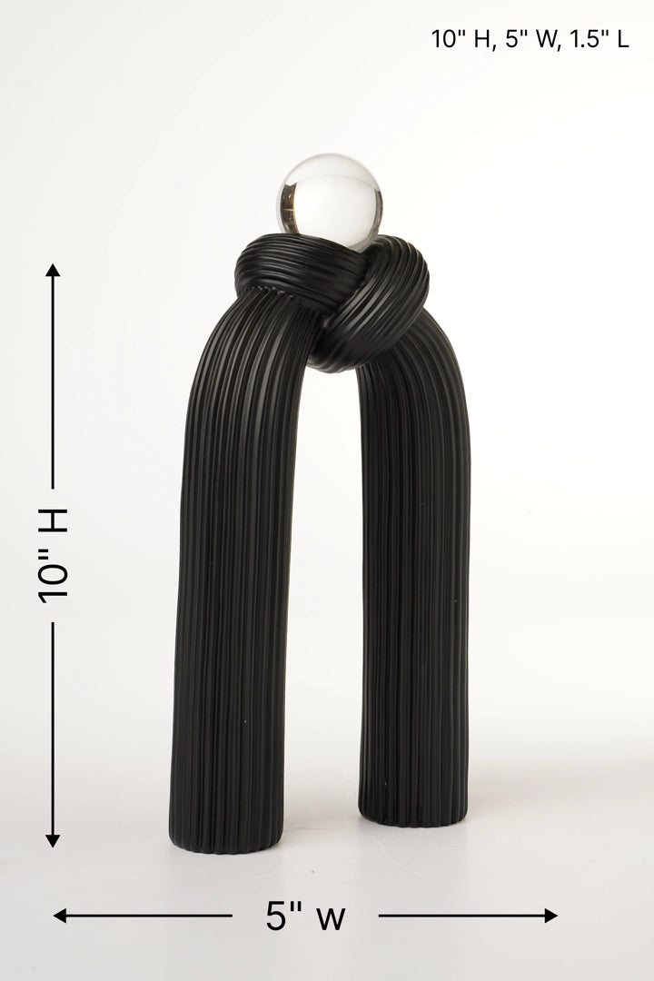 Knot Holding Ball Showpiece