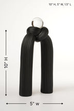 Knot Holding Ball Showpiece