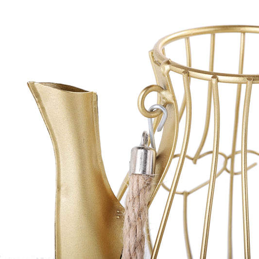 Cattle Cage Pendant Candle Holder