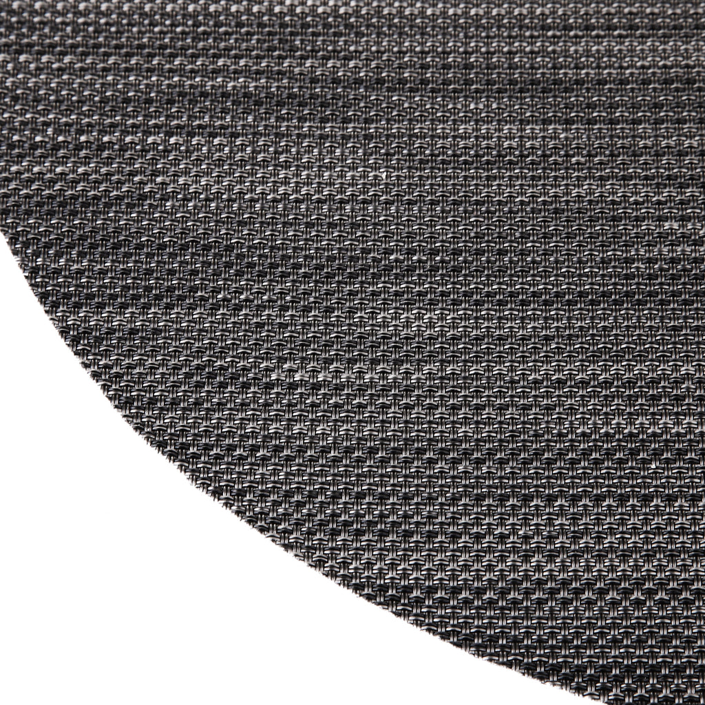 Round Plastic Place-mat (Blackish)