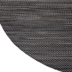 Round Plastic Place-mat (Blackish)