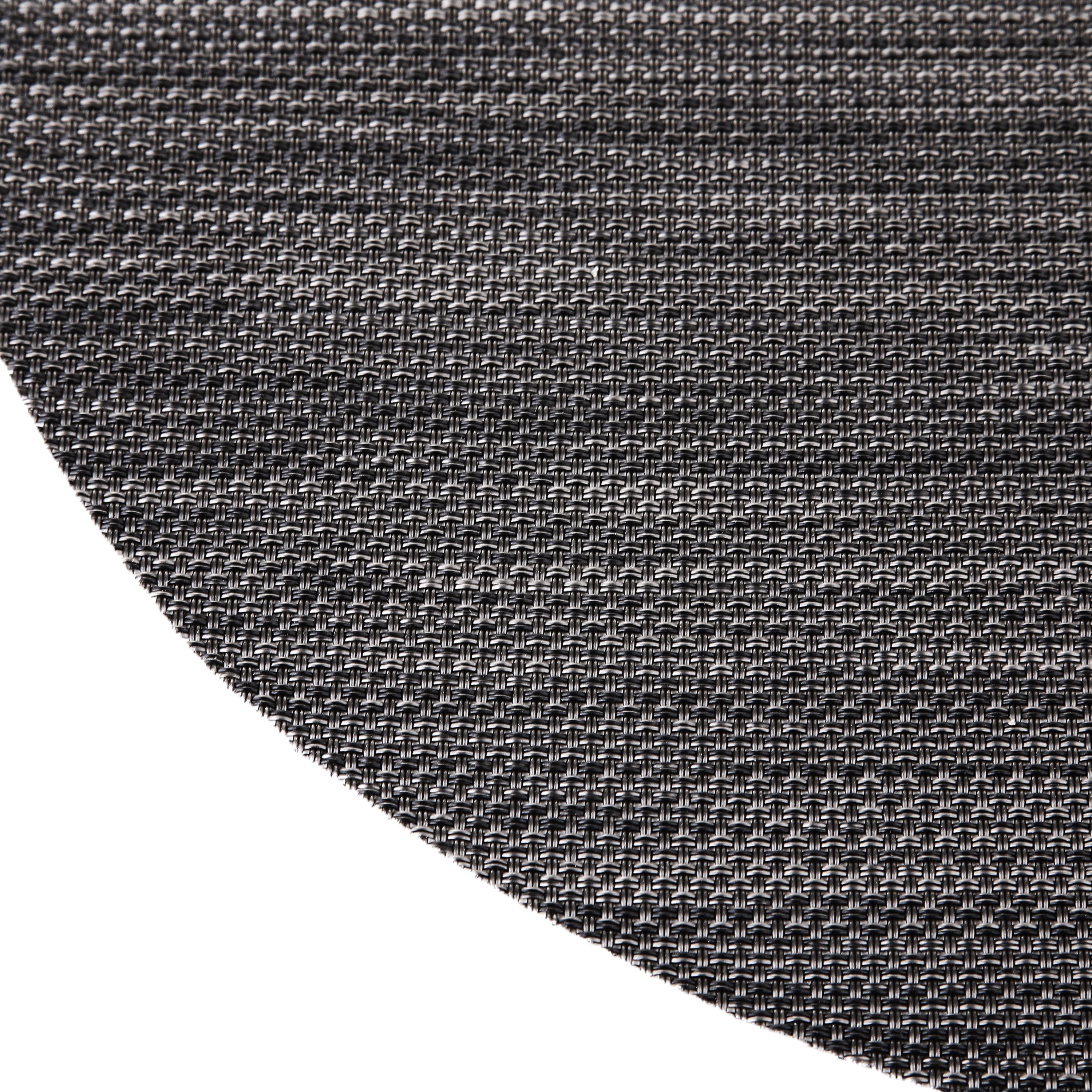Round Plastic Place-mat (Blackish)