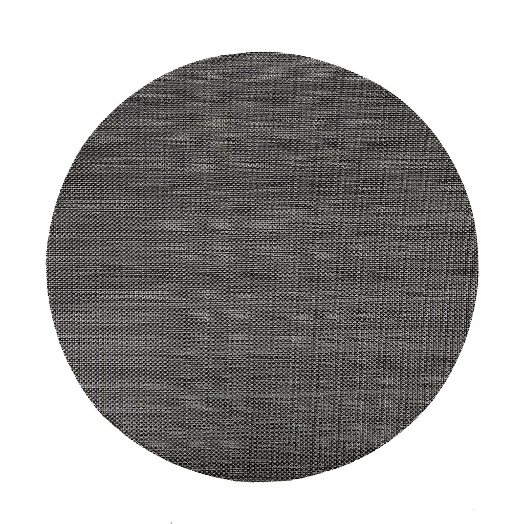 Round Plastic Place-mat (Blackish)