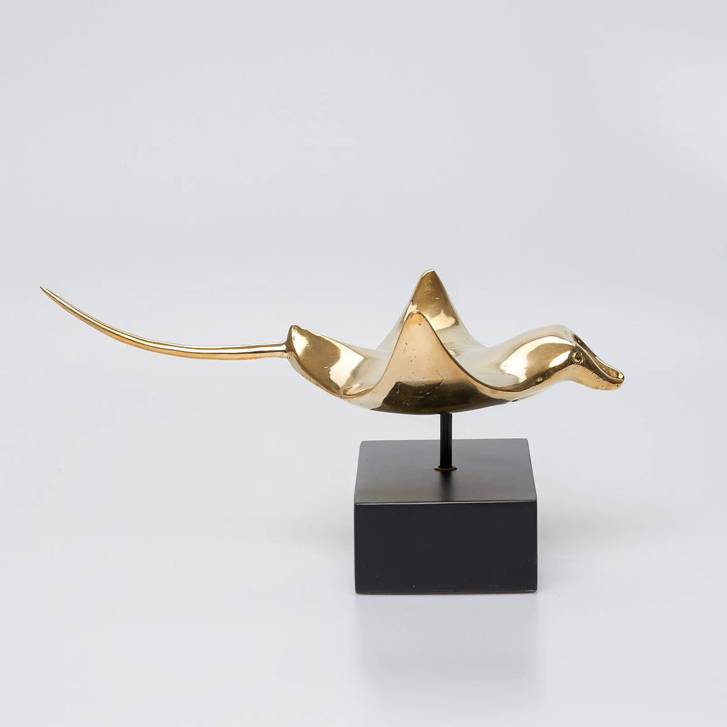 Manta Ray Sculpture Decor