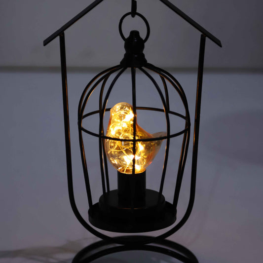 Sparrow Hanging Cage LED Lamp