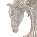 Traditional Mustang Stallion Sculpture