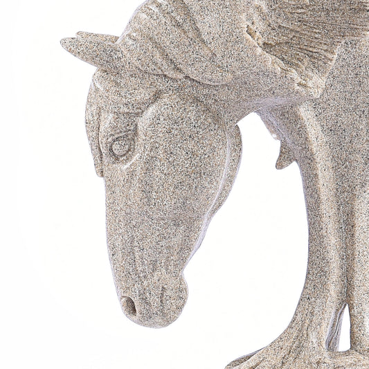 Traditional Mustang Stallion Sculpture