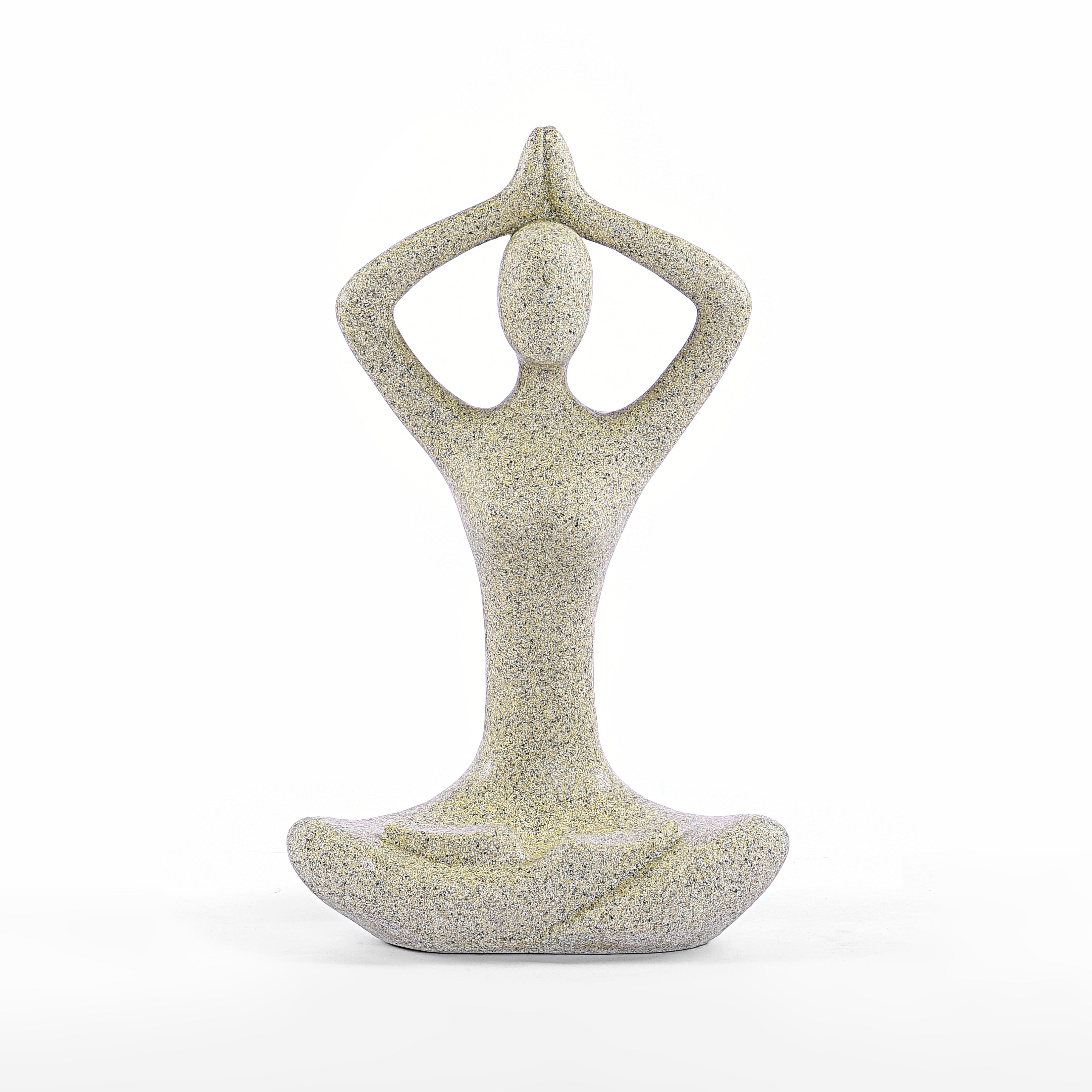 Girl Yoga Traditional Sculpture