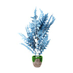 Coconut wooden Pot & Planter (Blue)