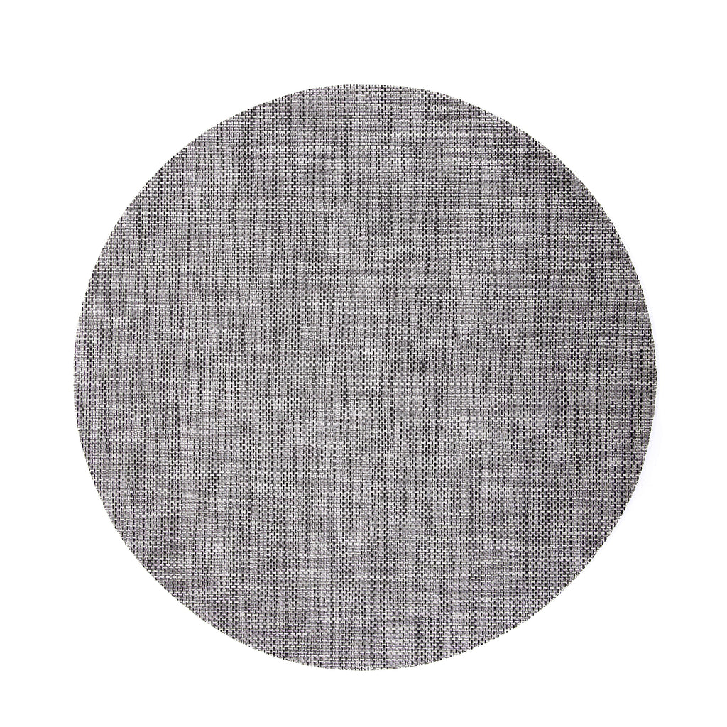 Round Plastic Place-mat (Dark Gray)
