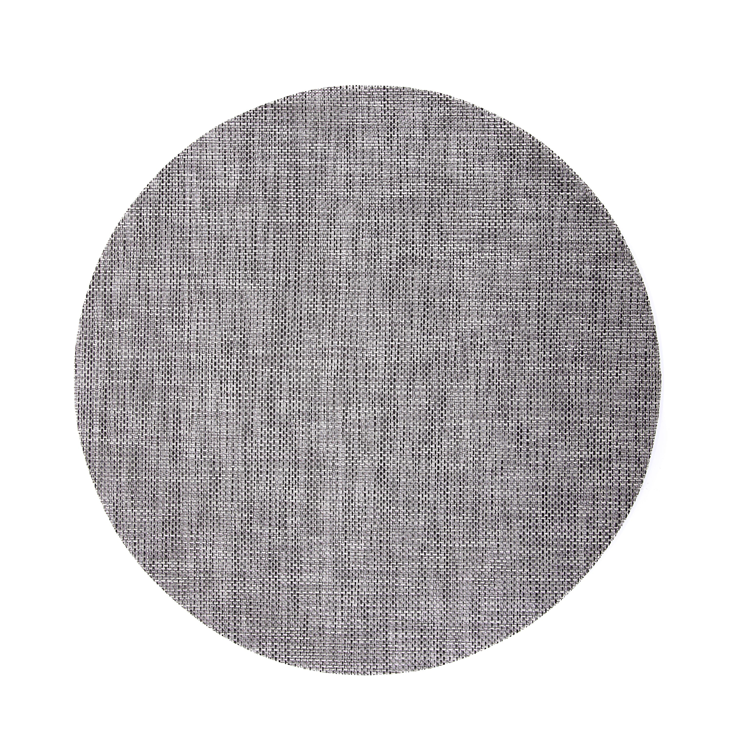 Round Plastic Place-mat (Dark Gray)