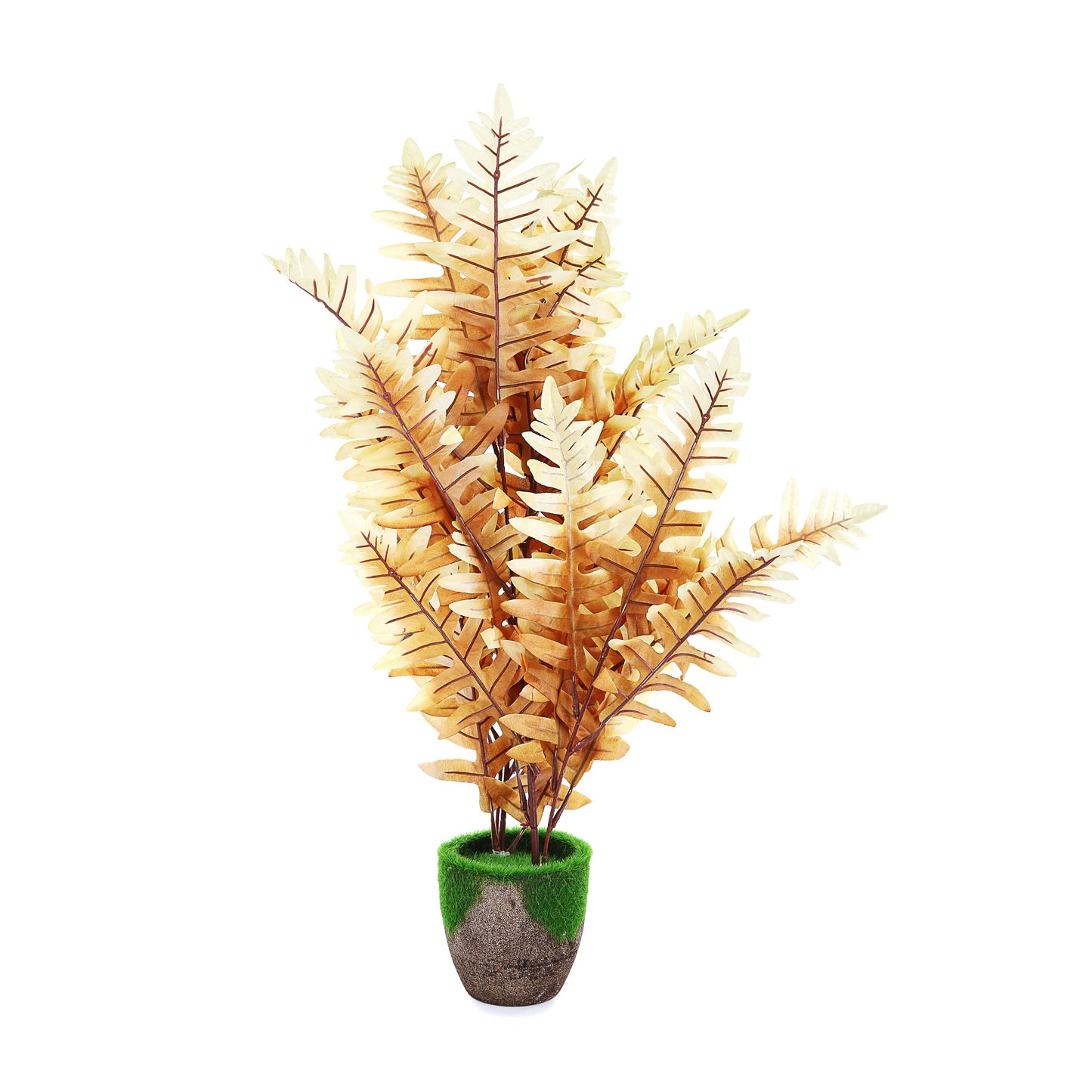 Coconut wooden Pot & Planter( autumn orange)