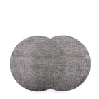 Round Plastic Place-mat (Dark Gray)